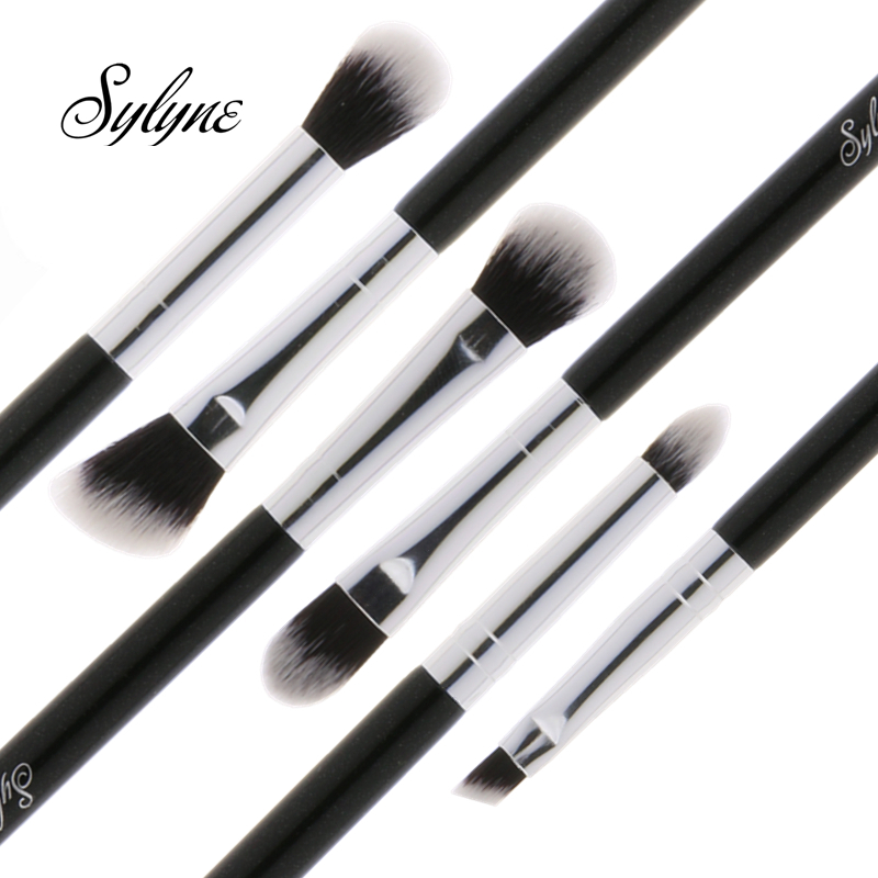 Sylyne Eye Brush Set 6 Stuks Professionele Make-Up Kwasten Compleet Wenkbrauw Oogschaduw Make Up Kwasten Kit Tools.
