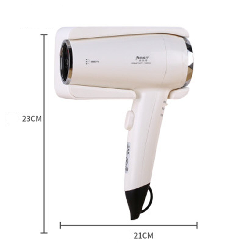 1600W Wall Mounted Hair Dryer Negative ion Electric Hairdryer with Holder Base Hair Care Quick Dry For Household Hotel Bathroom