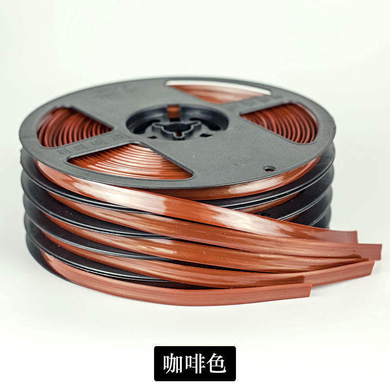 Ceramic Tile Mildewproof Gap Tape Self-adhesive Kitchen Waterproof Sticker Bathroom Beautiful Seam Tape Edge Decoration 1roll 6m: coffee