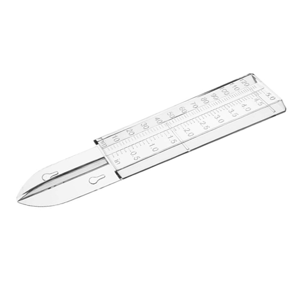 Rain Gauge Ground Rain Water Meter Rain Measuring Cup Plastic with Double Scale for Garden Lawn Outdoor Transparent