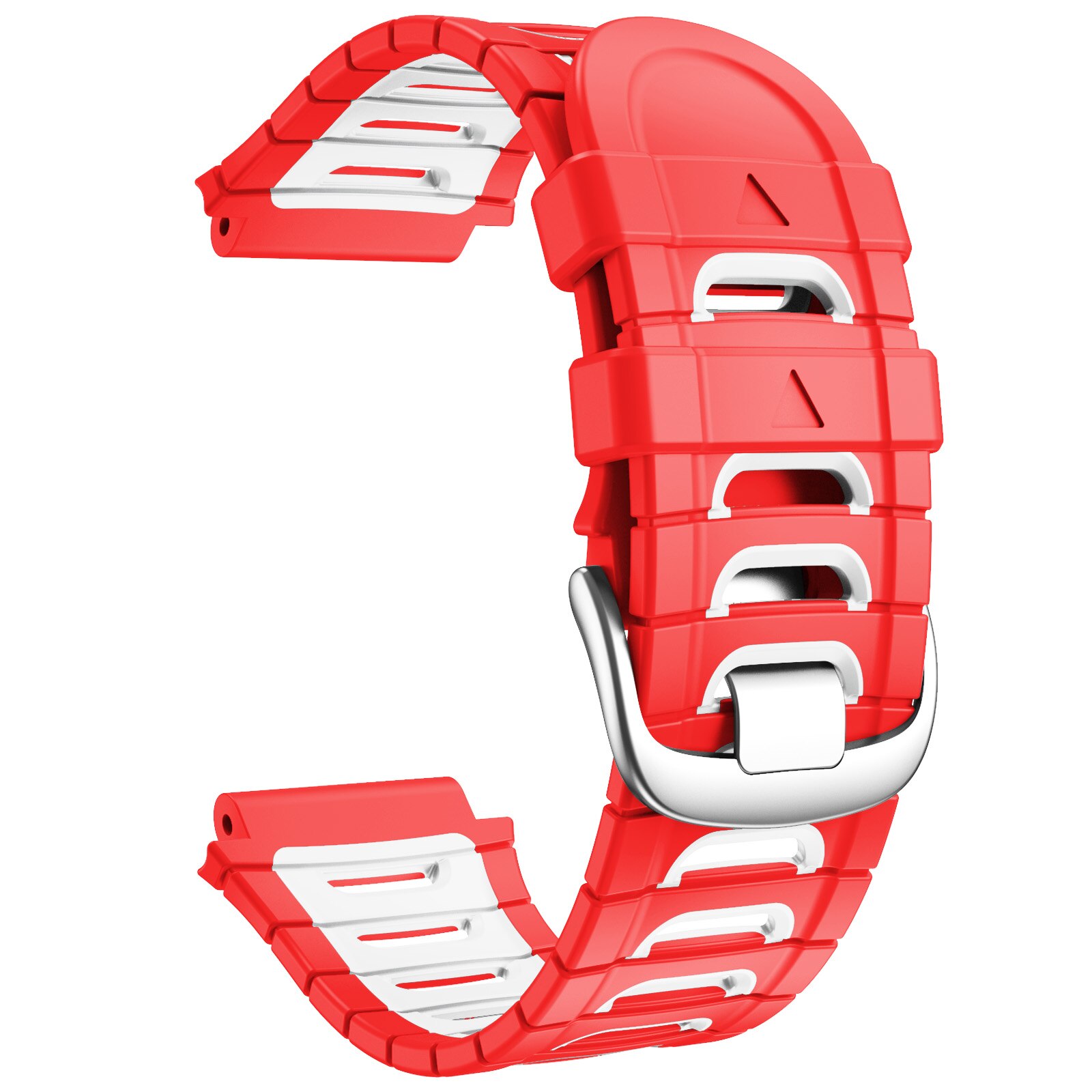 Horlogeband Voor Forerunner 920XT Siliconen Band Kleurrijke Vervanging Polsbandje Zachte Sport Armband: Red White