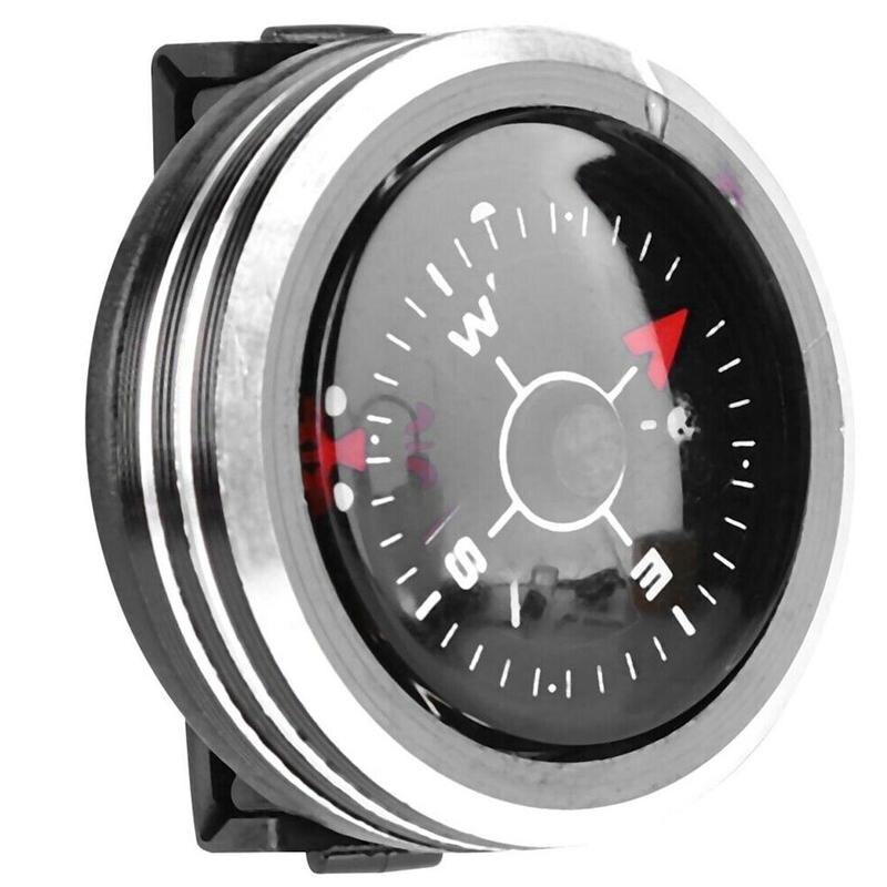 Mini Horloge Band Knop Kompas Precisie Navigatie Kompas Survival Mini Pocket Kompas Outdoor Wandelen Camping Accessoires