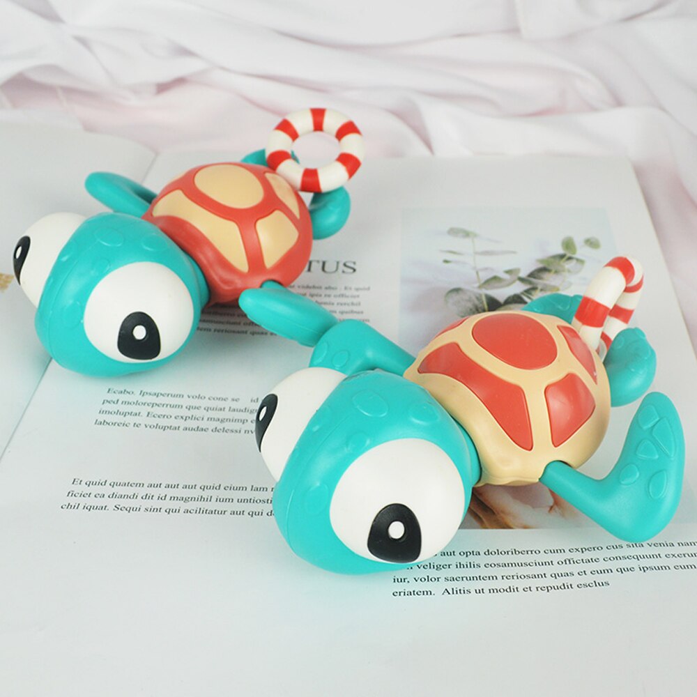 Swimming Turtles Floating bath toys beaver water shower Toys kids party swim pool 1- 2 pieces summer