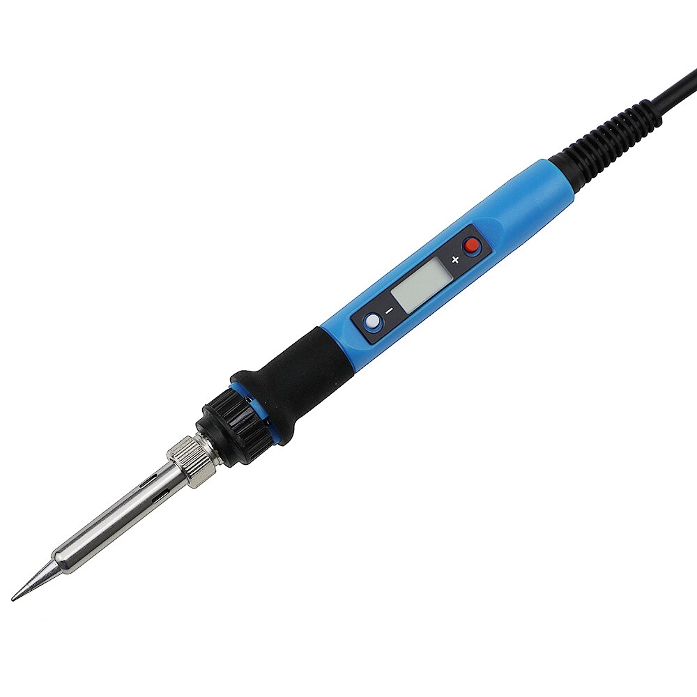60W Temperatur Einstellbar Elektrische Lötkolben 110V 220V 80W Digital Display Solder Stift Schweißen Reparatur Werkzeuge: 110V US Plug / 80W Sleep Blue