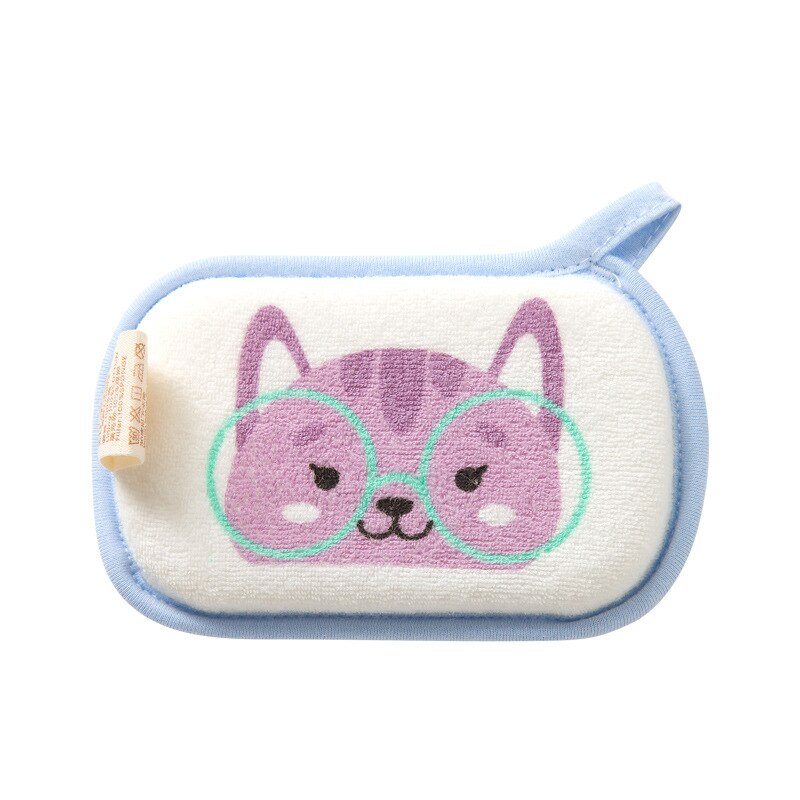 Imebaby Baby Shower Cotton Baby Bath Sponge Children's Bath Towel Bath Ball Cute Animal For Children