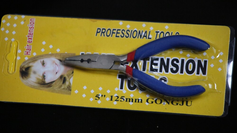 5" hair extension plier Heat Fusion Glue Keratin Bonding / Micro Rings Removal Pliers for Hair Extensions
