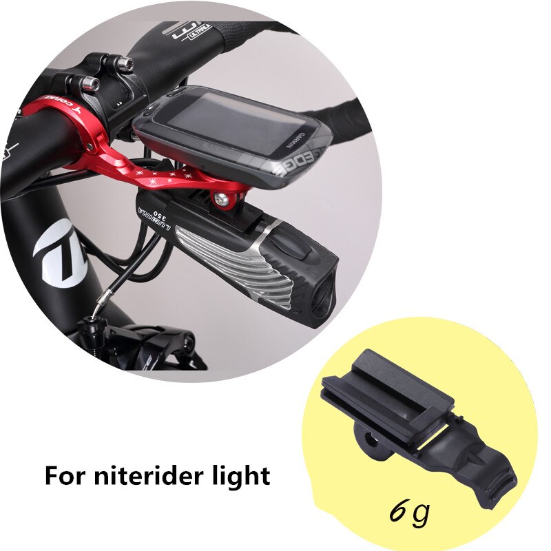 Fiets Licht Houder Zaklamp Lamp Beugel gelden Garmin Bryton Cateye Computer mount met Camera Adapter Fietsonderdelen