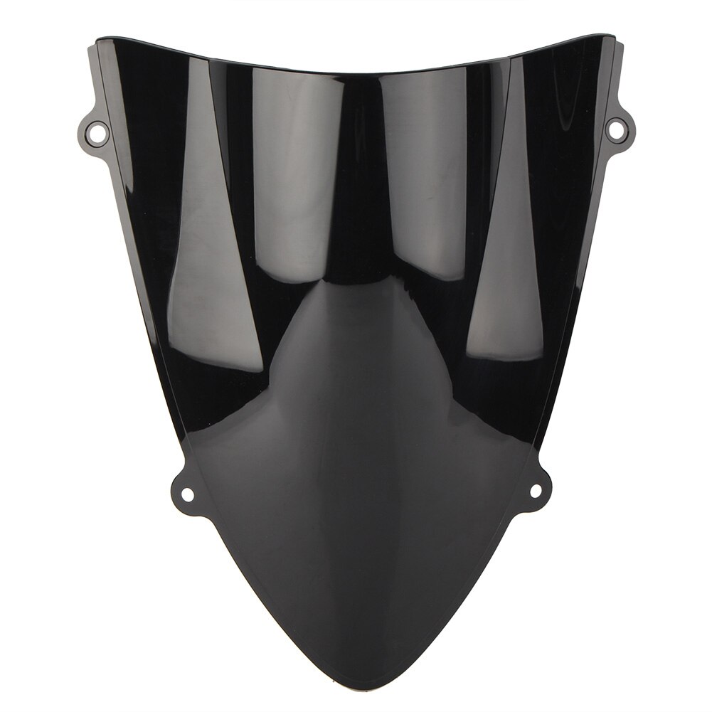 Parabrisas de doble burbuja para motocicleta, accesorio para Kawasaki Ninja 250, 250R, y EX250, , , , , , plástico ABS: Negro