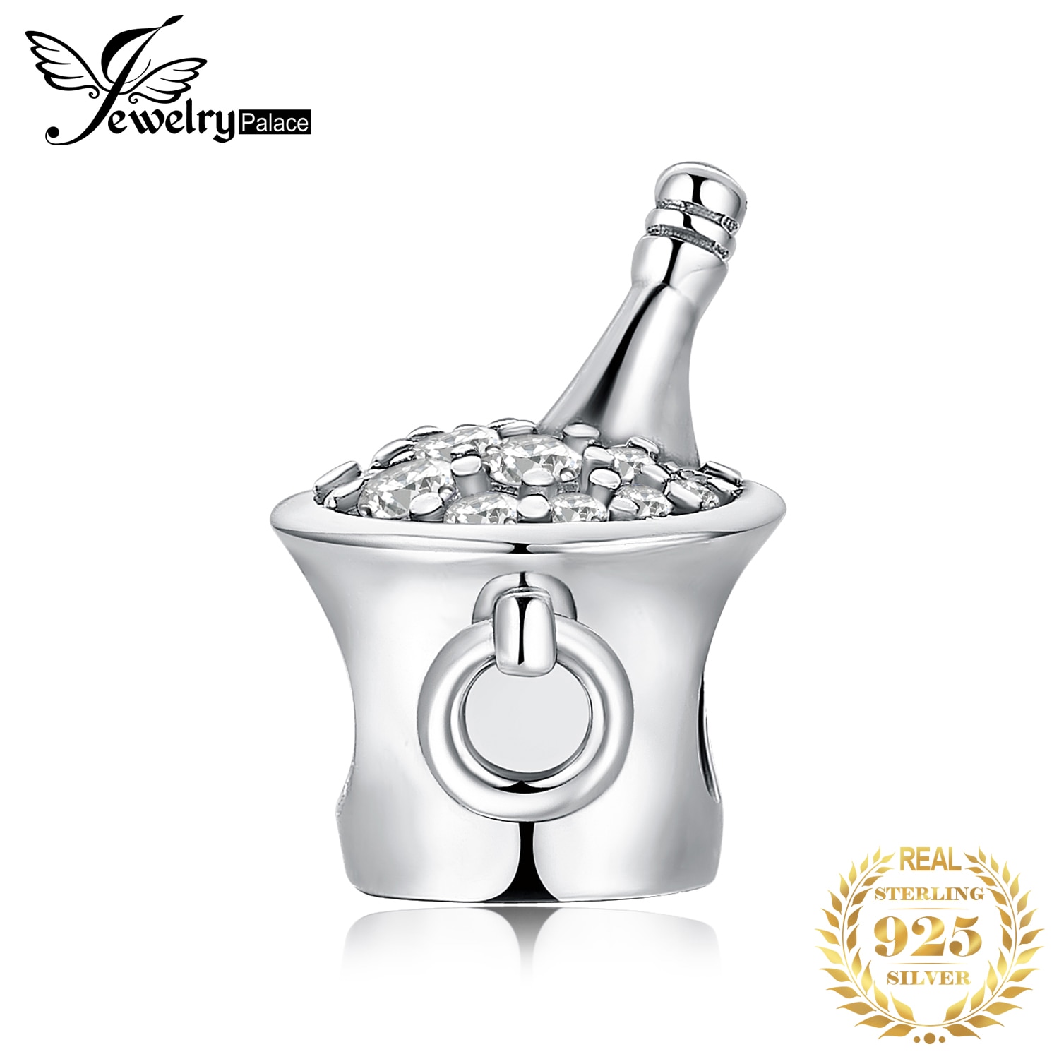 JewelryPalace Ice Bucket Beer 925 Sterling Silver Beads Charms Silver 925 Original For Bracelet Silver 925 original Jewelry