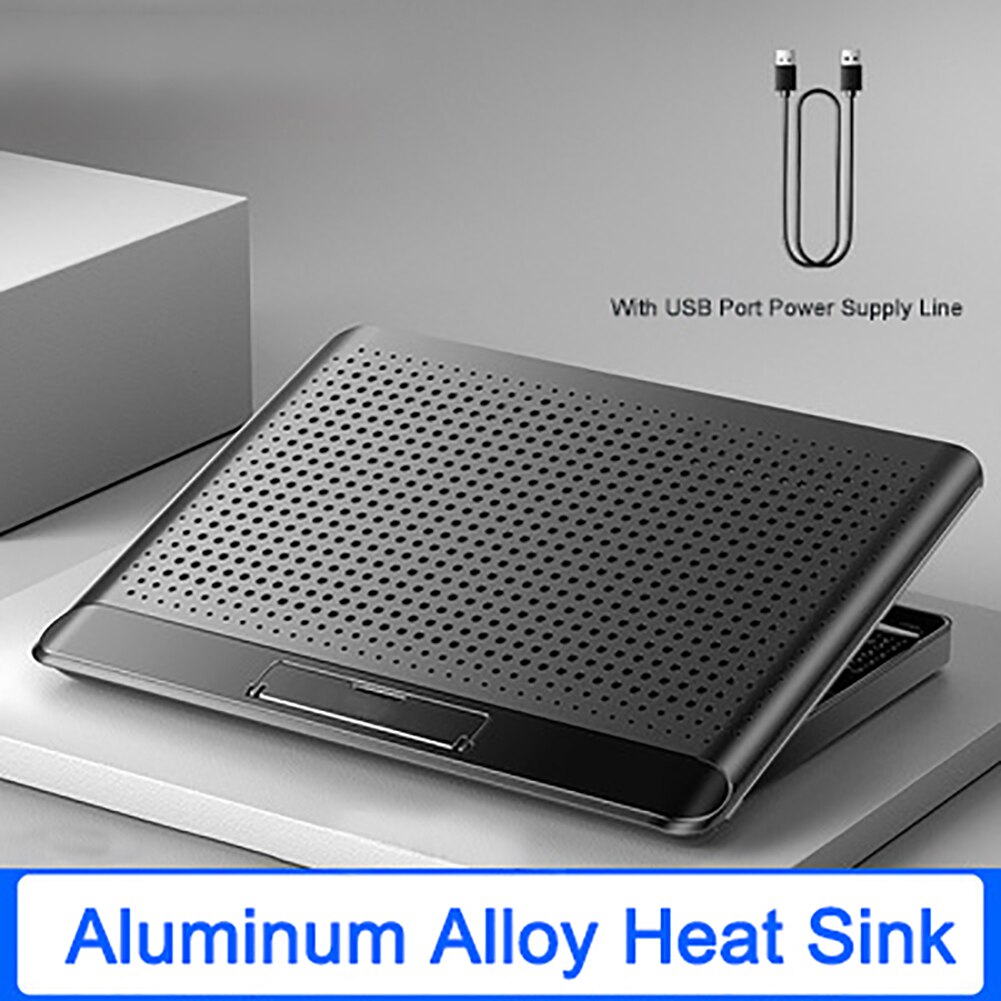 Gaming Laptop Cooler Aluminum alloy Laptop Stand Two USB Notebook Silent Radiator Cooler Pads Speed / Height Tablet Stand: A4