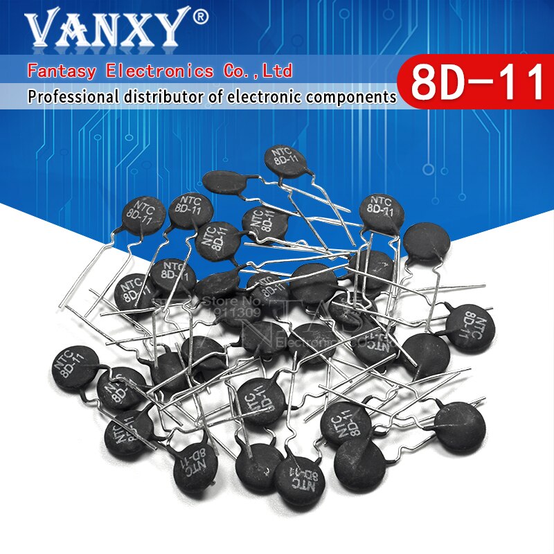 10Pcs Ntc Weerstand Ntc 8D-11 Thermische Weerstand