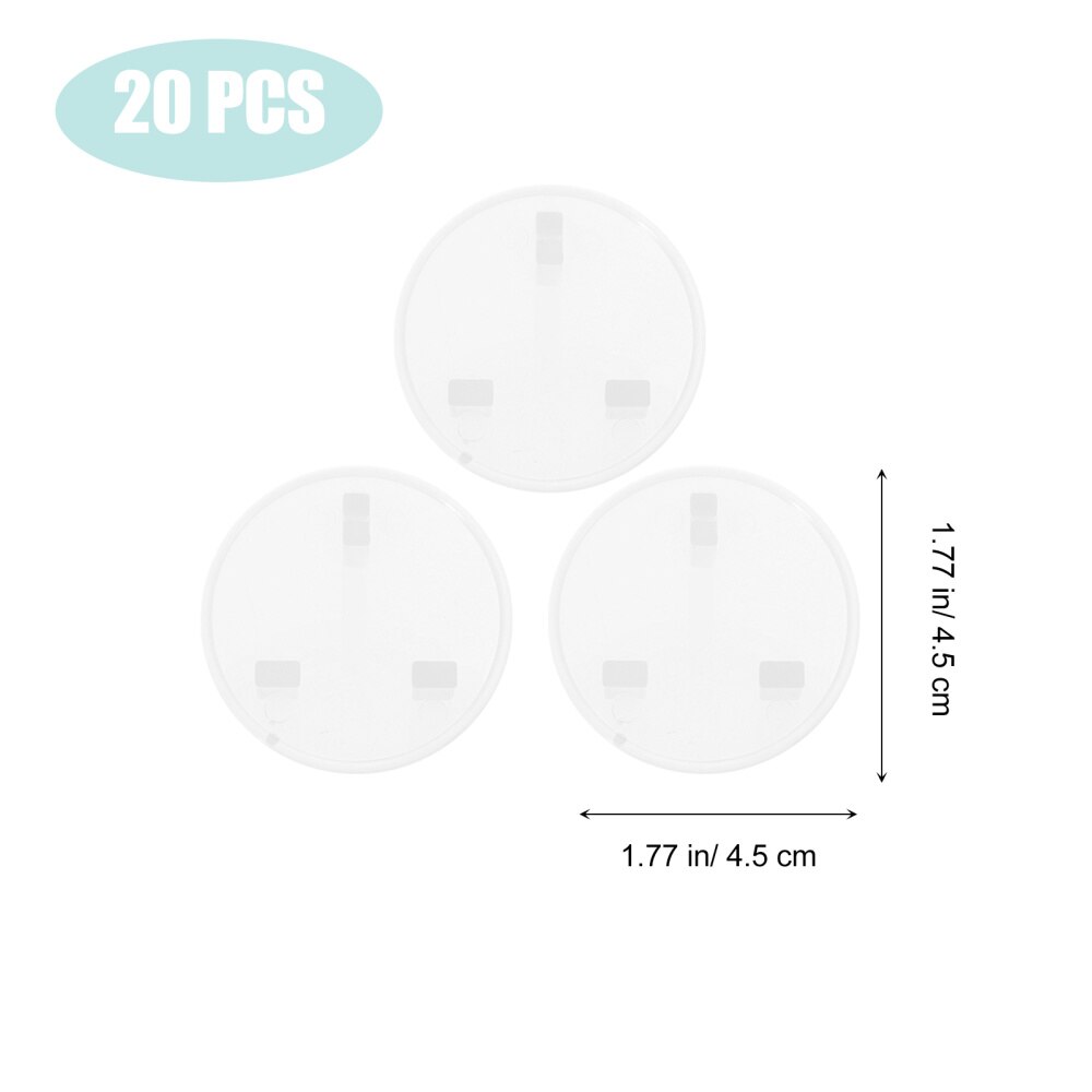 20pcs Outlet Covers Baby-proofing Electric Plug Protectors Socket Covers