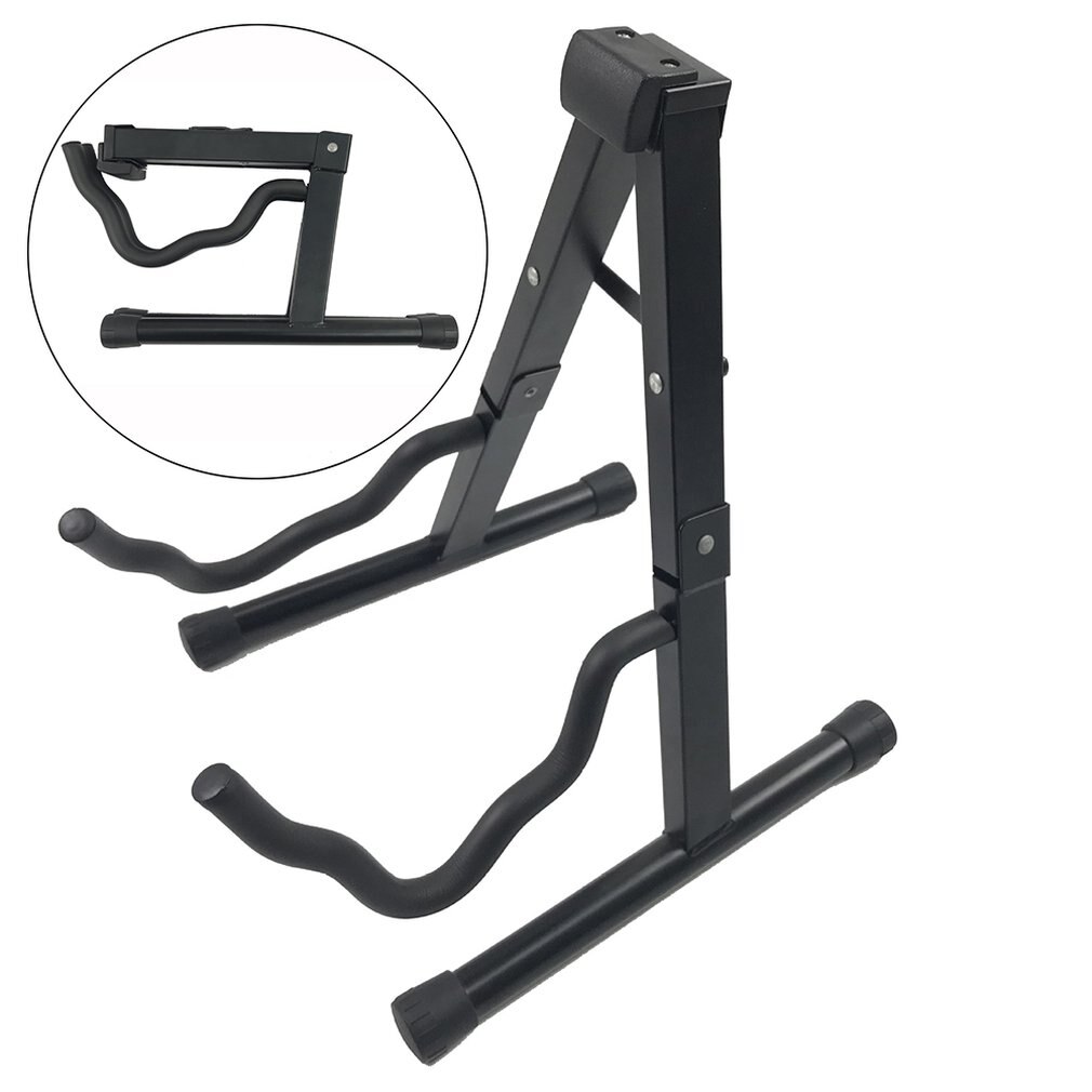 Opvouwbare Gitaar Stand Klassieke Folk Akoestische Gitaar Beugel Piano Frame Seat Draagbare Vouwen Verticale Frame: Default Title