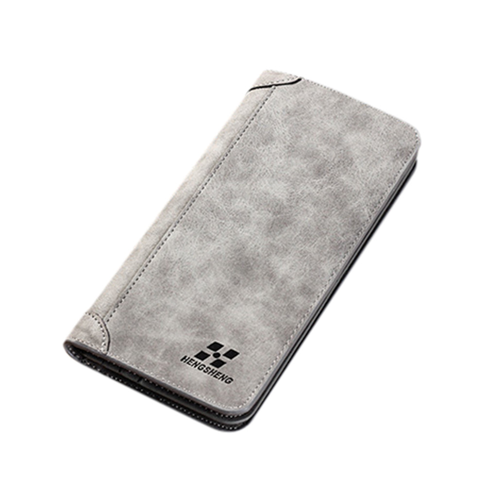 Mode Vrouwen Portefeuilles Trekkoord Nubuck Leer Rits Portemonnee Vrouwen Lange Portemonnee Tweevoudig Meer Kleur Clutch # P