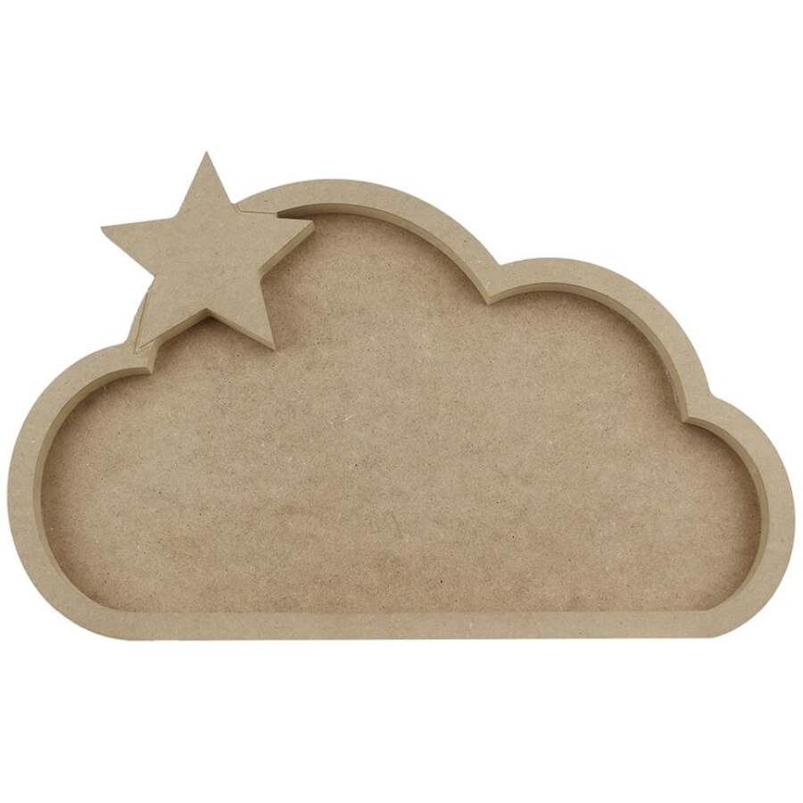 Nube Tavola di Legno, retrò Oggetto Della Parete papà40