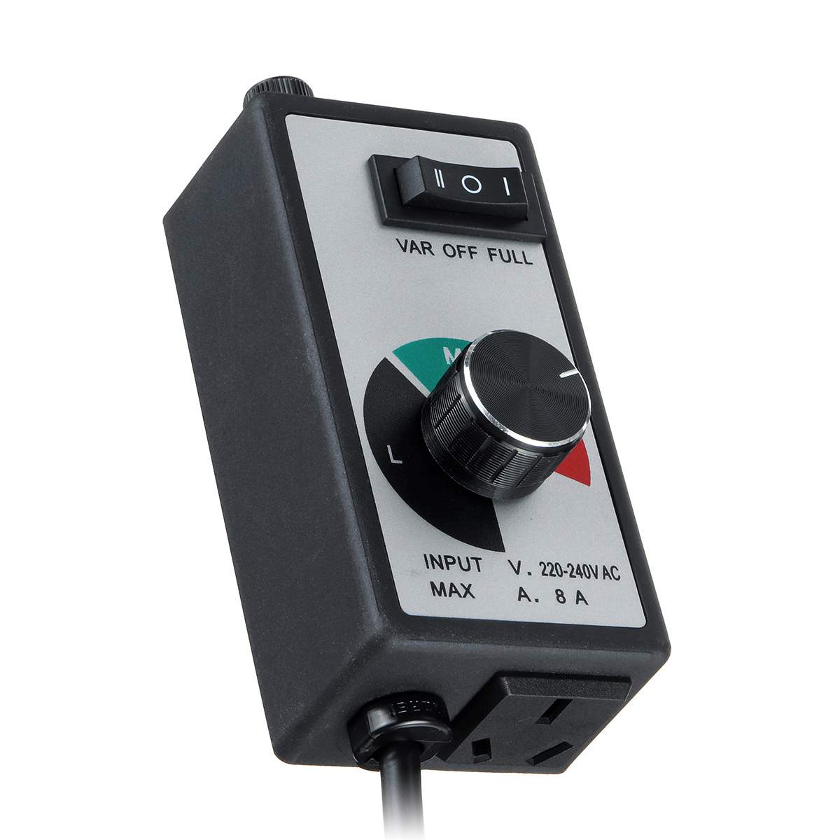 220V-240V 1800W Variable Speed Controller For Fan Router Speed Control 3 Settings Electrical Equipment