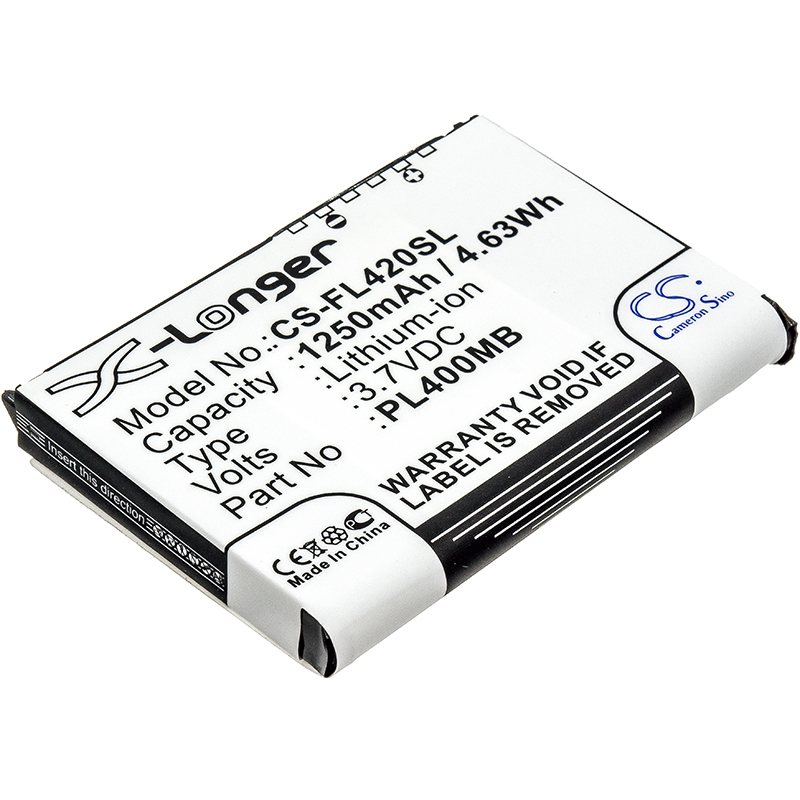 Batería de 1250 mAh para Fujitsu, para Siemens Loox 400, 410, 420, C500, C550,S26391-F2607-L50, 10600405394, PL400MB,PL400MD