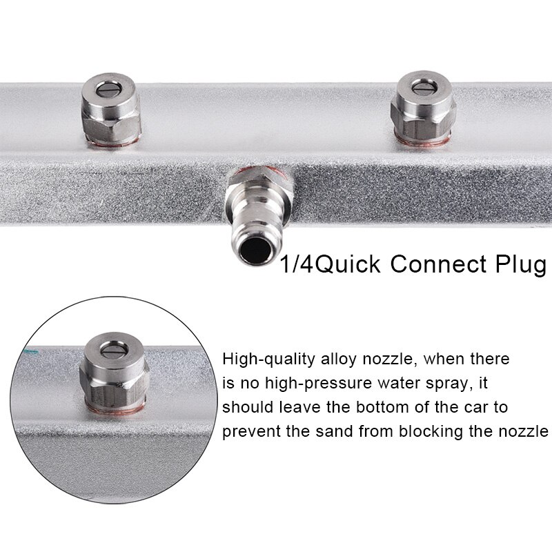 Under Body Car Chassis Washer High Pressure Washer Under Car Cleaner Cleaning Car Body Chassis 4 Nozzle Washing Tool Kit