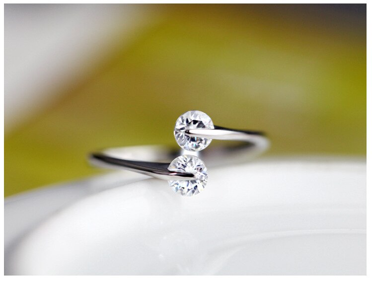 Zomer Strand Open Kristal Kralen Ringen Voor Vrouwen Meisjes Verstelbare Finger Ring Charm Sieraden
