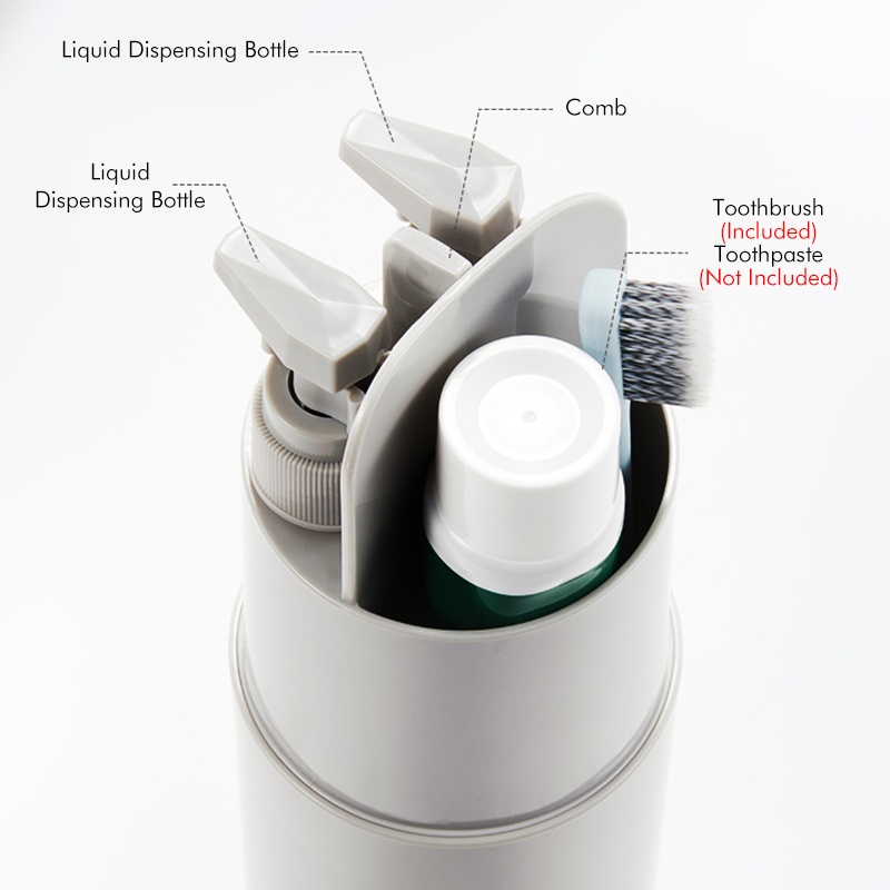 Rejse vaske kop sæt tandbørste taske opbevaring badeværelse tumblere vask kop bærbar udendørs tandbørste holder arrangør toiletartikler