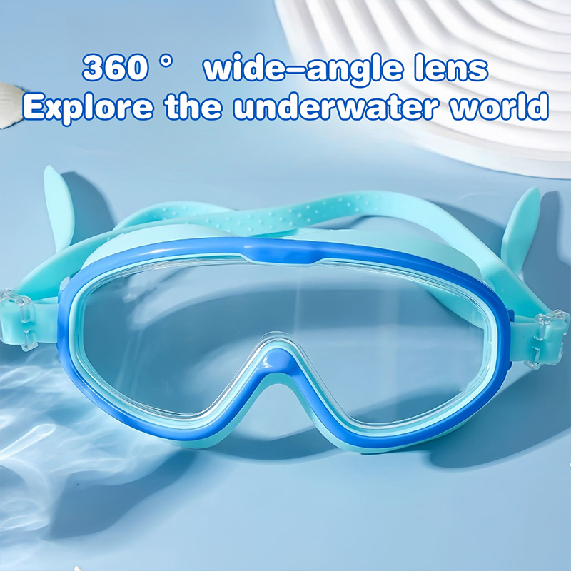 Populære online vandtætte og antidug dykkerbriller med stort stel, svømmebriller til voksne