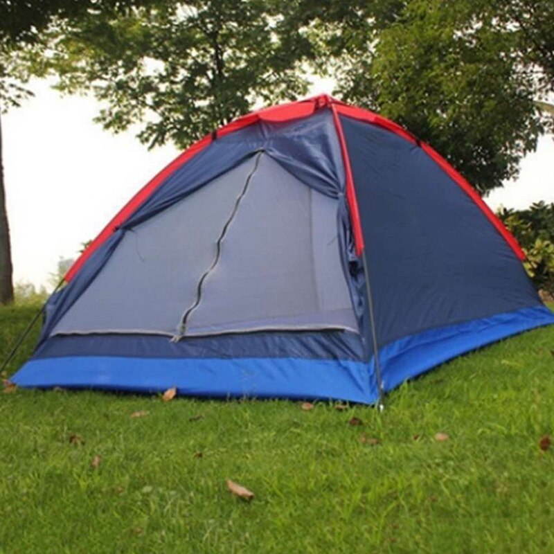 Tenda da campeggio doppia da esterno tenda da spiaggia monostrato tenda da viaggio impermeabile antivento da viaggio ultraleggera