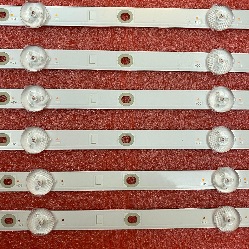 12 stk/sett led bakgrunnsbelysningslist for 55 pus 6503/12 55 pus 6412 55 pus 7503 55 pus 6162 55 pus 6262 55 pus 6753 55 pus 7303 55 pus 6703 tpt 550 u 1