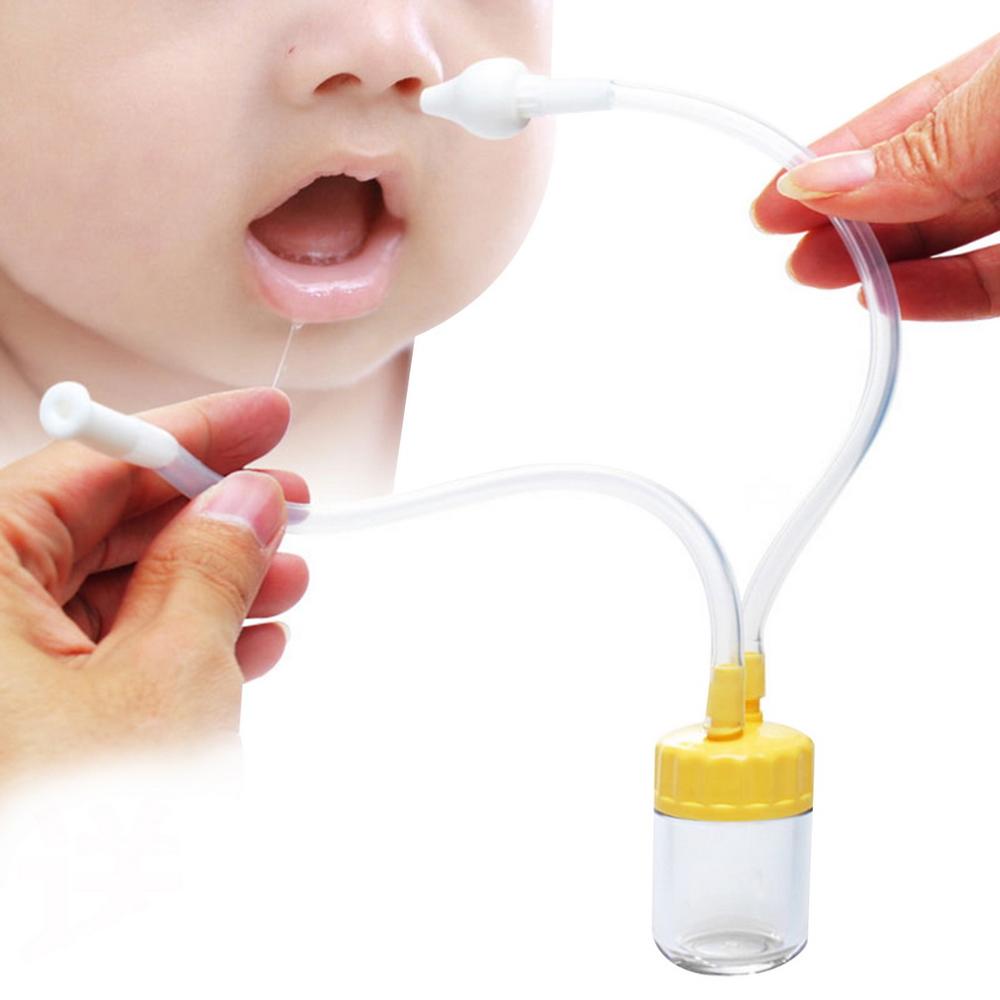 100% Baby Veilig Neus Stofzuiger Zuig Neusslijm Loopneus Aspirator Inhaleren