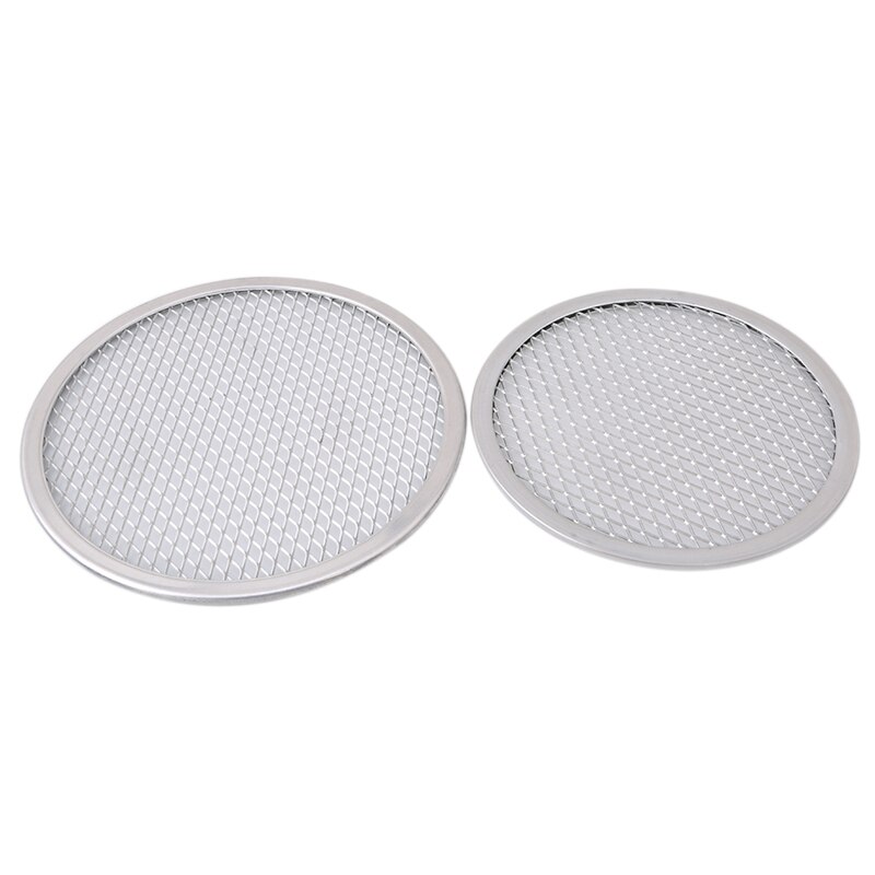 Aluminium Platte Mesh Pizza Screen Ronde Bakplaat Netto Keuken Tool 6 inch-7 inch Keuken Gereedschap