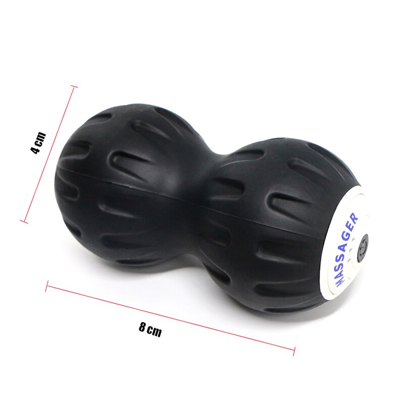 Peanut Massage Ball Deep Tissue Trigger Point Therapy Cordless Ball Vibration Electric