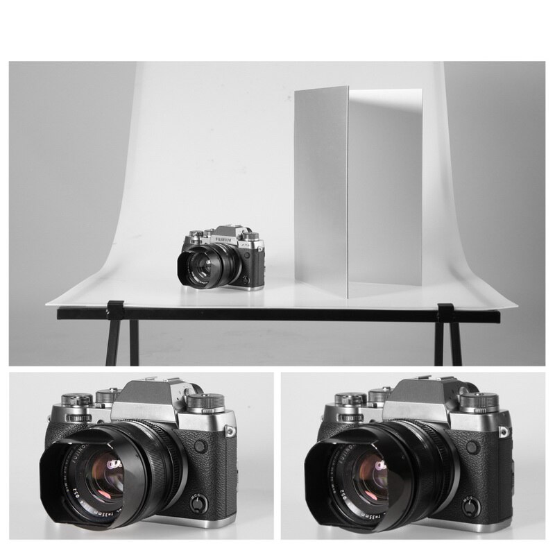 Photography Reflector Collapsible Cardboard White Black Silver Reflective Paper Soft Board Photography Props For Photo Shooting