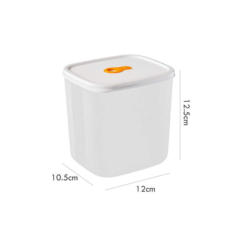 Refrigerator Sealed Fresh-Keeping Box Fruit Meat Freezing Organizer Cans Kitchen Plastic Food Storage Case Container Lunch Box: green