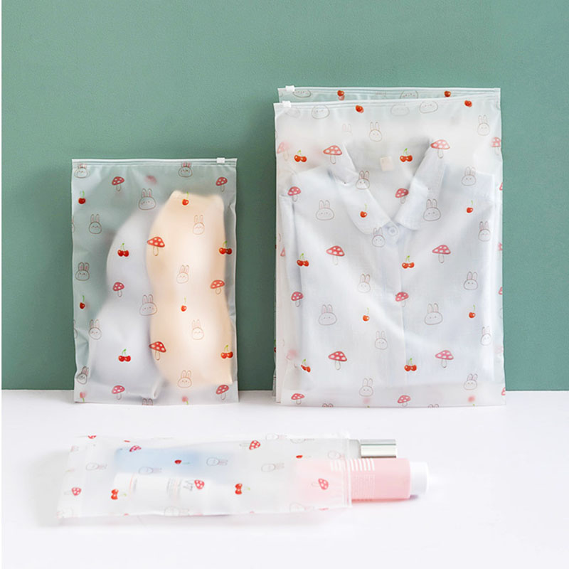 Bolsas de plástico reutilizables con cierre hermético para almacenamiento de ropa, organizador de equipaje impermeable para almacenamiento de zapatos, calcetines transparentes, 1 piezas