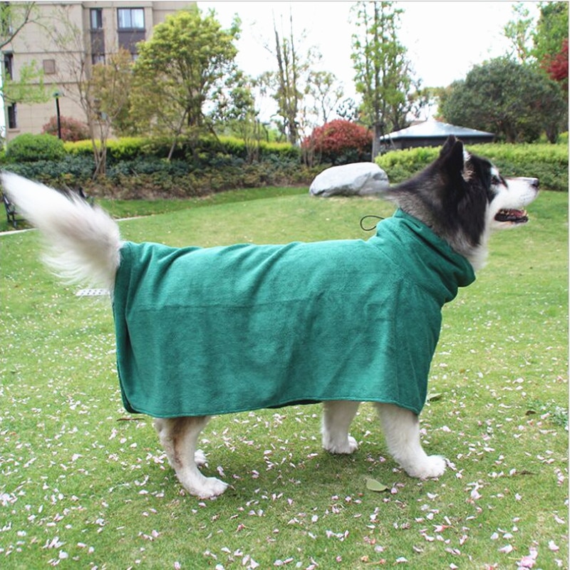 Pet Dog Towel Super Absorbent Dog Bathrobe Microfiber Bath Towels Quick-Drying Cat Bath Towel Small Medium Large Dogs