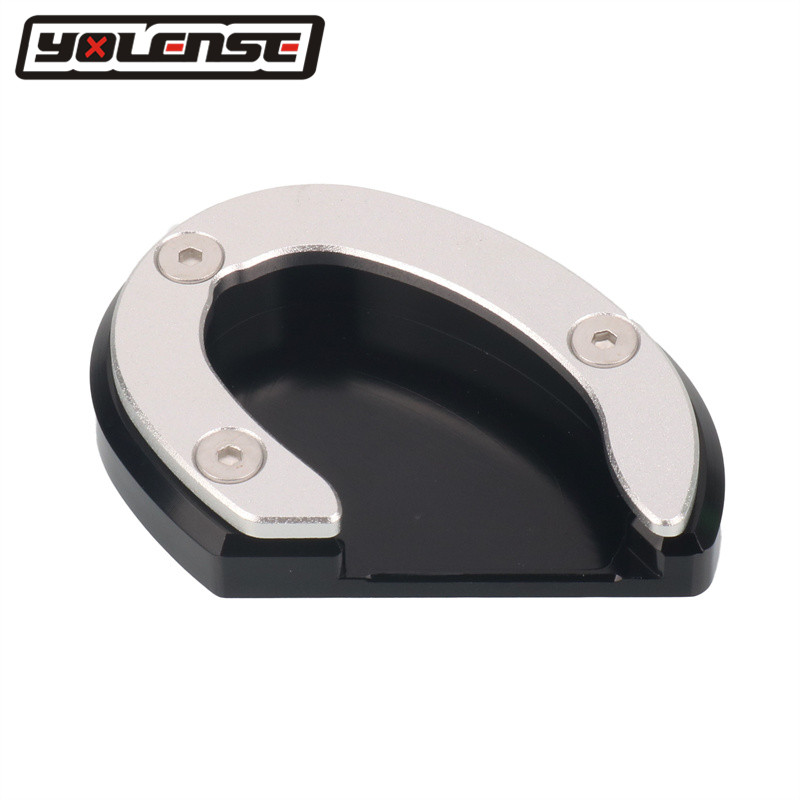 Für Bobber Speedmaster Motorrad CNC Seite Stehen Pad Platte Ständer Vergrößerer Unterstützung Erweiterung