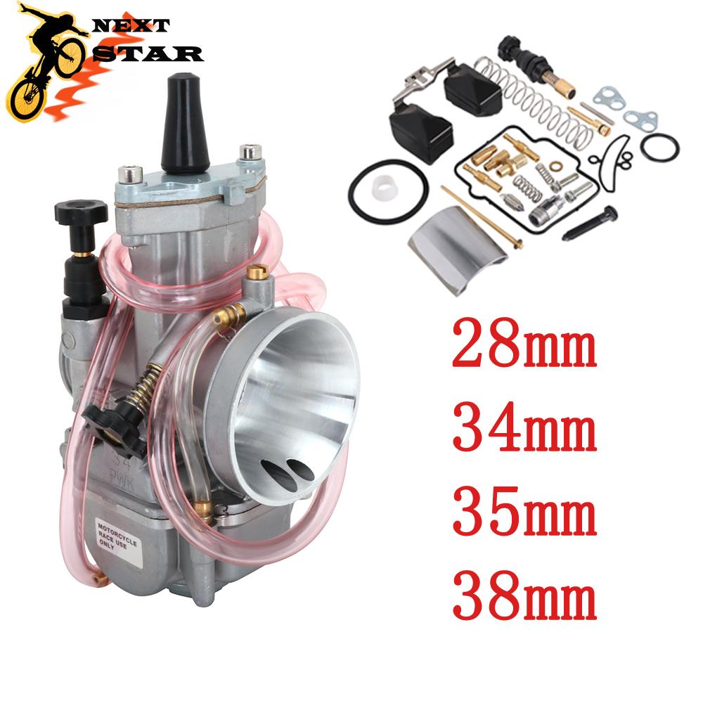 Universal For KOSO PWK 28 34 35 38 2T 4T For Keihin Mikuni Carburetor Carburador With Power Jet Repair Kit For Yamaha Suzuki