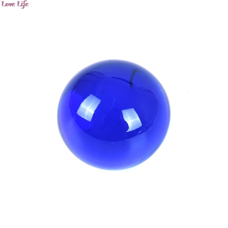 30mm Crystal Ball Quartz Glass Transparent Ball Spheres Glass Ball Photography Balls Crystal Craft Decor Feng Shui: Deep Blue