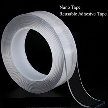 1 M/5 M Nano Magic Tape Herbruikbare Transparante Dubbelzijdige Tape Kan Gewassen Bevestiging Tape Geen Spoor magic Auto Dubbelzijdige Tape