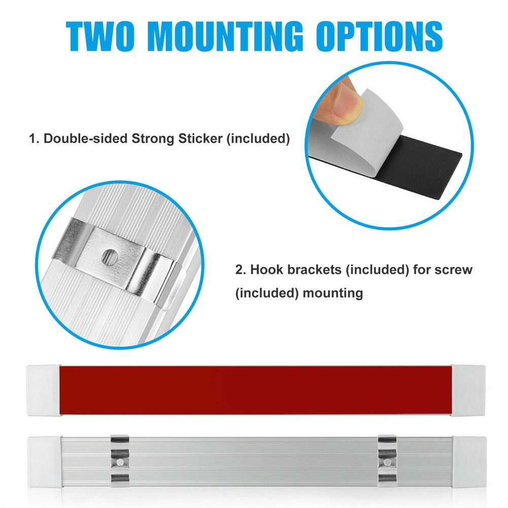 108 LED Interior Lamp Strip Bar Car Van Bus Caravan ON/OFF Switch 12V Boat Car Accessories High Light Bar