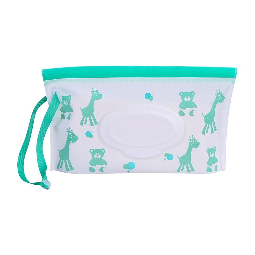 Milieuvriendelijke Snap Band Baby Doekjes Box Draagbare Clamshell Cosmetische Houder Herbruikbare Navulbare Draagbare Baby Doekjes Container: A