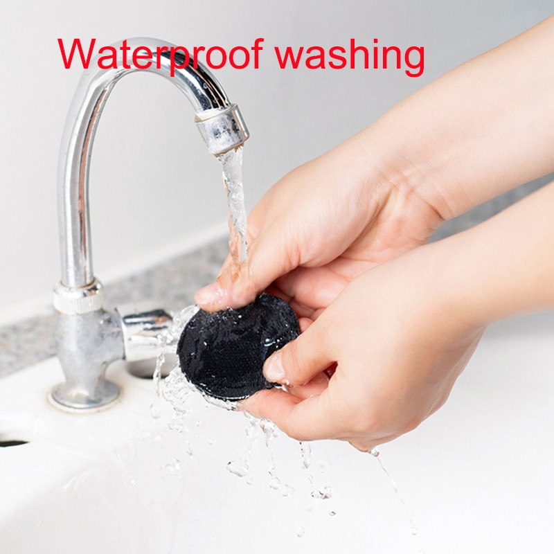 5-30Pair 60mm Round Hook and Loop Fasteners Tape Nylon Sticker Self Adhesive Mounting Double Sided Tape For Carpet Anti Slip Mat