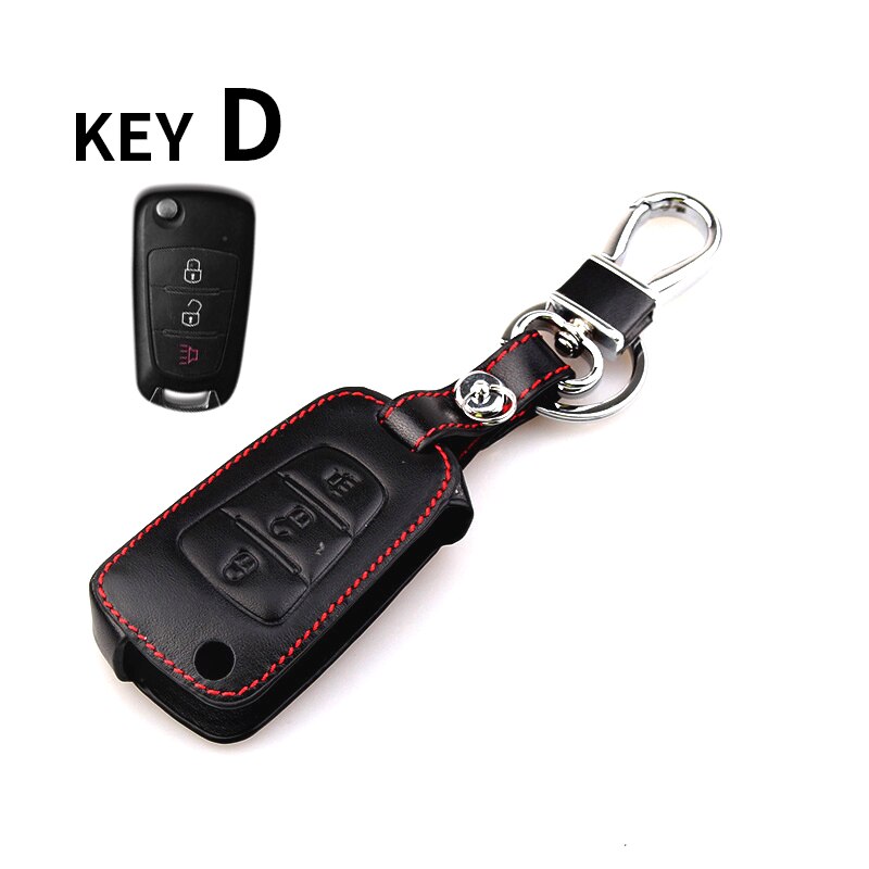 Metal leather Car Key Shell Cover Case keychain For Great Wall HAVAL H1 H2 H3 H5 H6 H7 H8 H9 M4 M6 Concept COUPE F7x SC C30 C50: KEY D