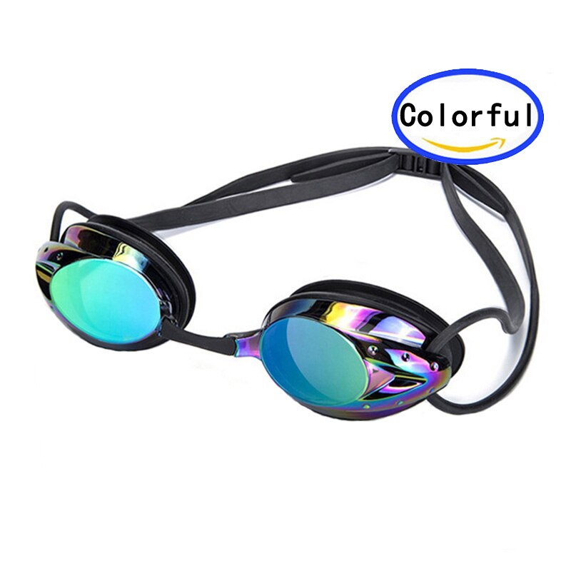 Swimming Goggles Men Women Swim Goggles Diopter Waterproof Anti Fog UV Swimming Pool Goggles Adult Swim Glasses: MULTI