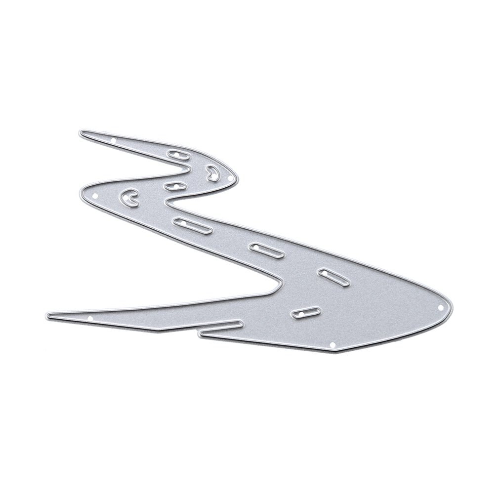 Curved Road Path Metal Cutting Dies Stencils For Scrapbooking Decorative Embossing Suit Paper Cards Die Cutting Template