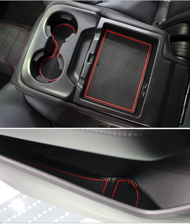 Anti-skrid måtte til mazda cx -8 cx8 cx 8 tilbehør gate slot coaster anti-snavset dør rille måtte bil interiør gel