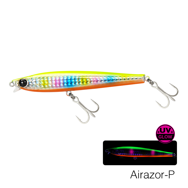 TSURINOYA leurre de pêche coulant 85S 105S crayon à lèvres courtes aérateur 85mm 20g 105mm 30g Max 90m longue coulée appâts durs d'eau salée: 120mm / NOIR BLEU