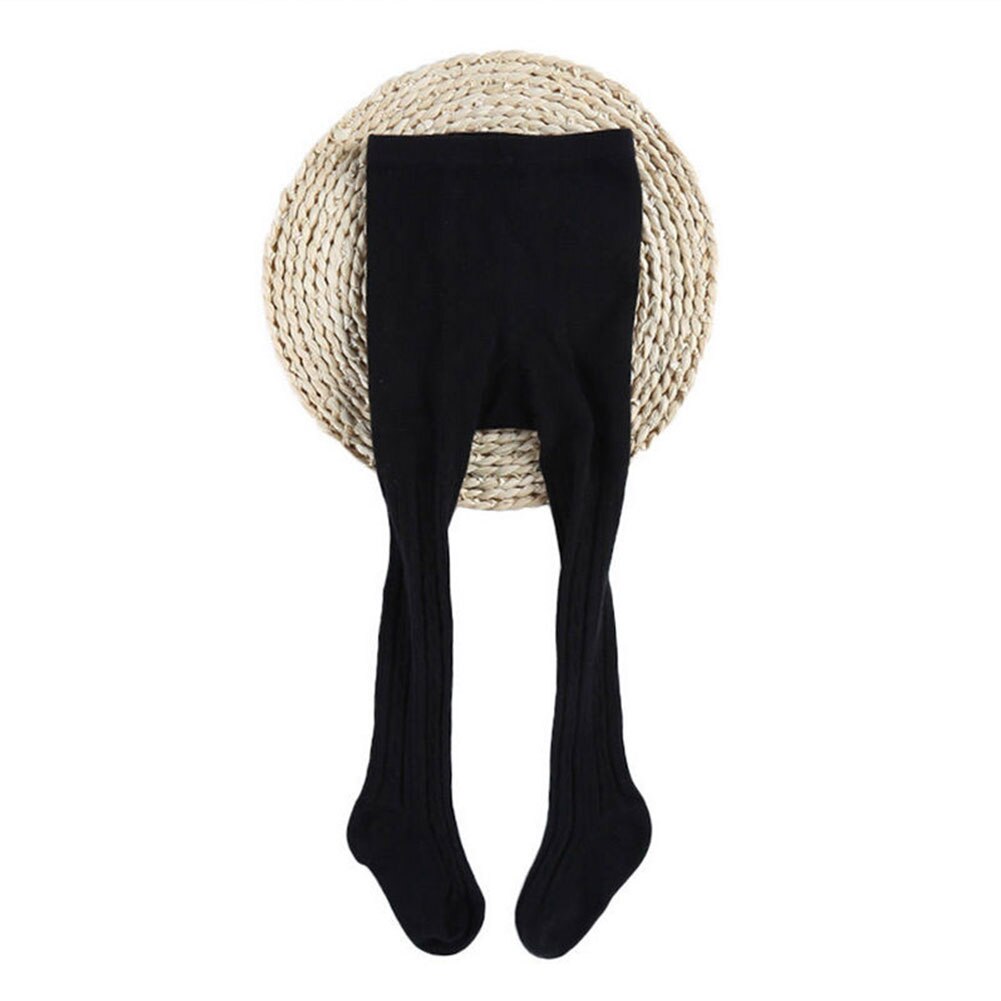 Collants de printemps doux en coton de couleur unie pour bébé fille, bas chauds