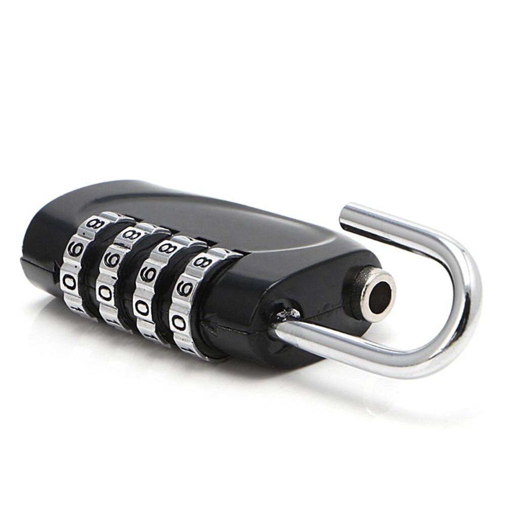 4 Dial Digit Wachtwoord Lock Combinatie Koffer Bagage Metalen Code Sluizen Hangslot Multi Kleuren Travel Safe Lock