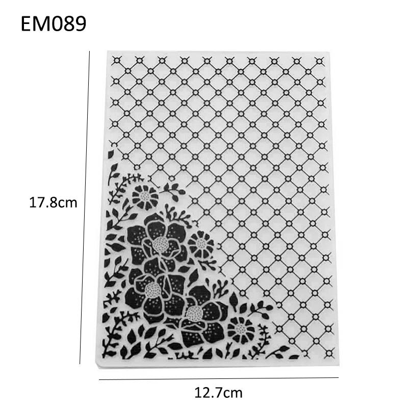 1Pcs Scrapbooking Paper DIY Photo Album Template Craft Card Plastic Template Molds Crafts Cards Stencils Embossing Folder