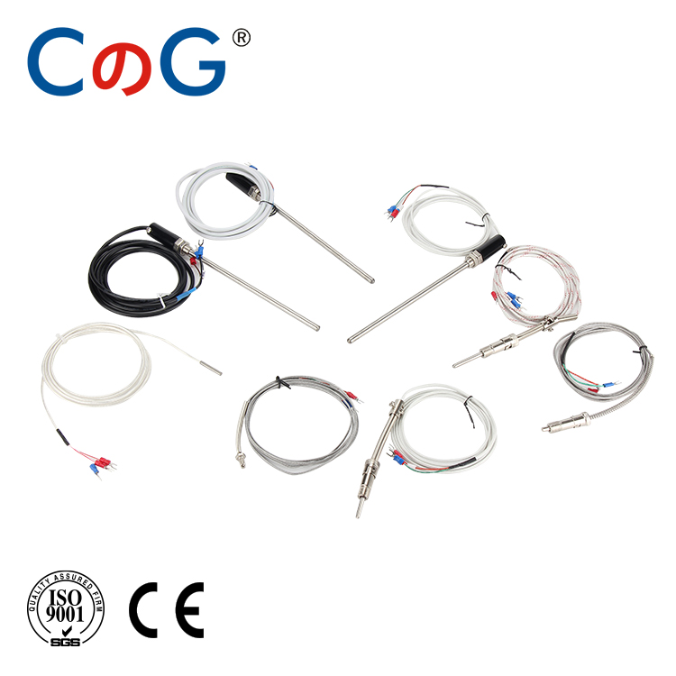 CG WRNT-02 M8 Schroef K Type E J 1Meter 2 M 3M 5M Draad Kabel Connector Thermokoppel temperatuur Sensor voor Temperatuurregelaar